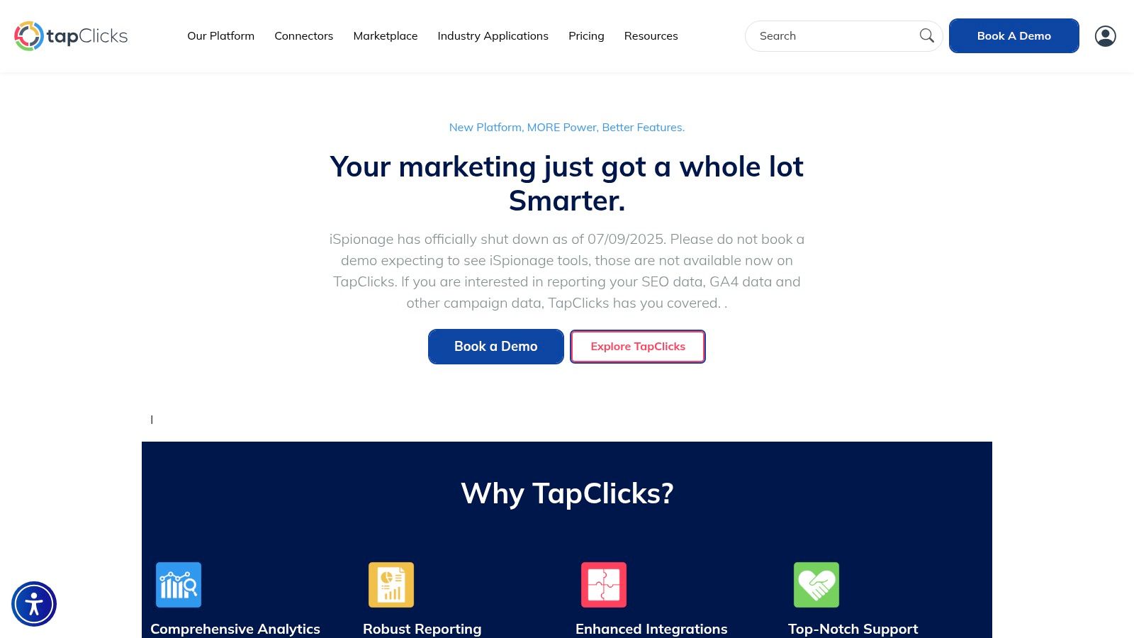 iSpionage – PPC Competitor Intelligence + Landing Page Gallery