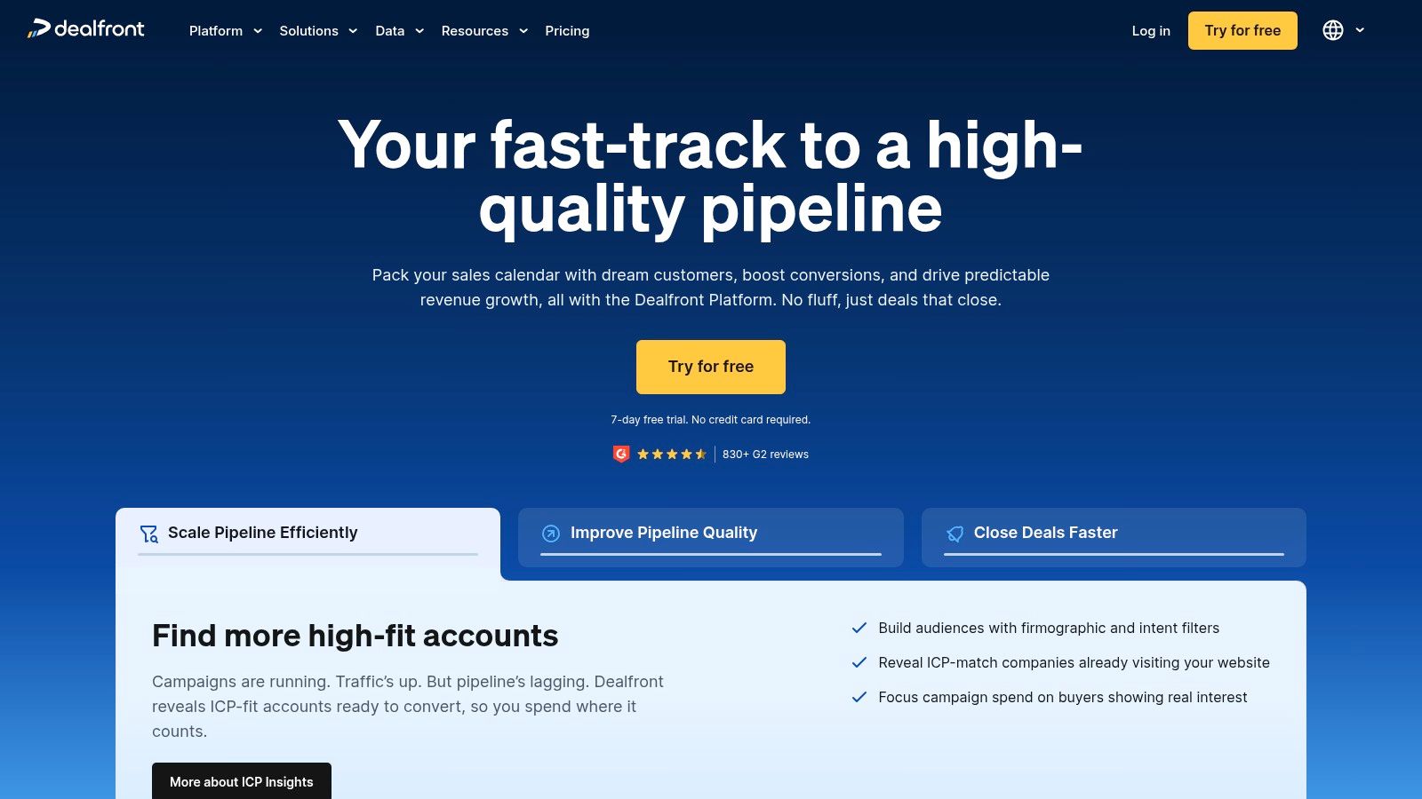 Dealfront (anteriormente Leadfeeder + Echobot)