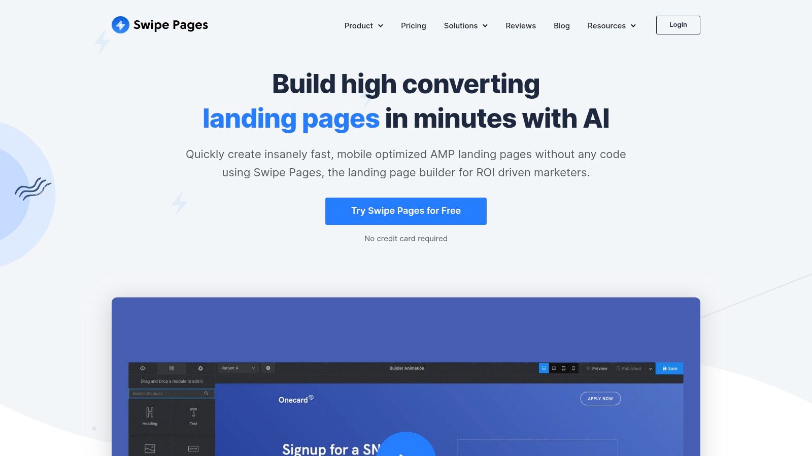 Swipe Pages
